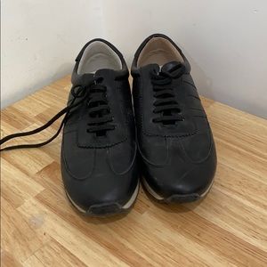 Leather sneakers